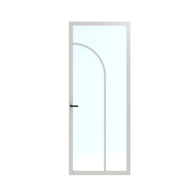 Binnendeur Skantrae SSL 14612 Blank Glas Wit Gelakt